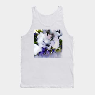 Snow on Pine Needles Tank Top